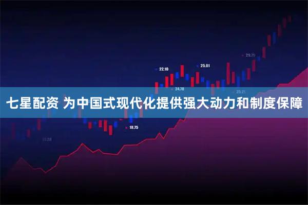 七星配资 为中国式现代化提供强大动力和制度保障
